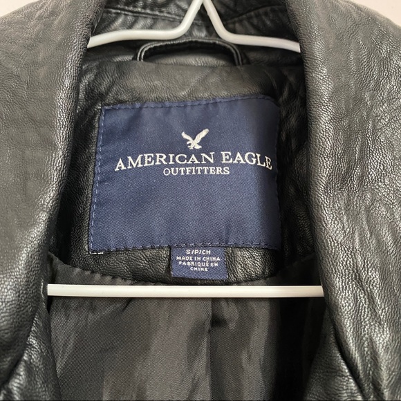 American Eagle Leather Jacket - Picture 2 of 3
